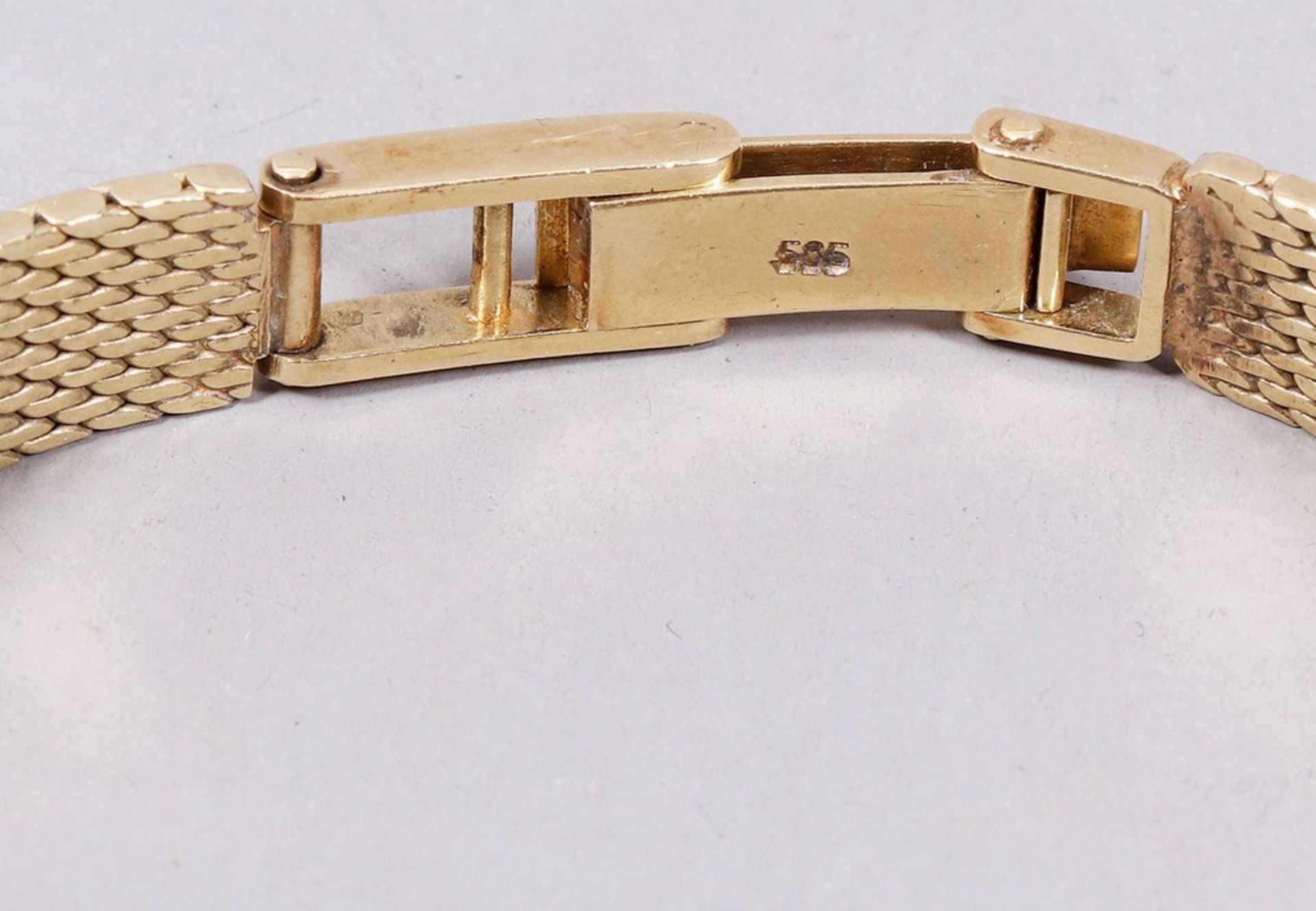 Ladies' wristwatch, 585 yellow gold, Cortébert - Image 4 of 4