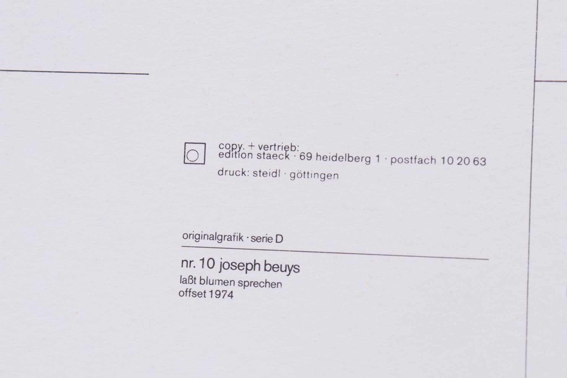 Joseph Beuys (1921, Krefeld - 1986, Düsseldorf) - Image 3 of 3