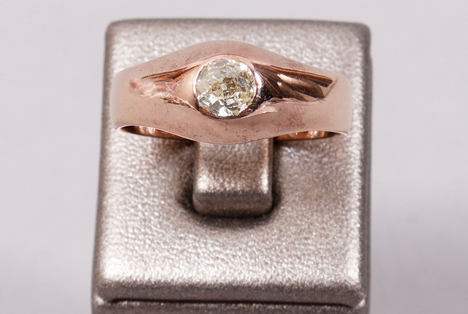 Art Deco band ring, 585 gold/rose gold - Image 2 of 4