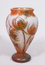 Jugendstil-Vase, Daum, Nancy, um 1900
