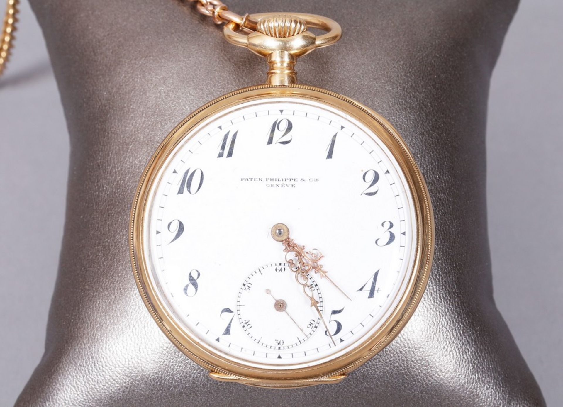 Taschenuhr, 750er Gold, Patek Philippe, um 1915 - Bild 2 aus 6