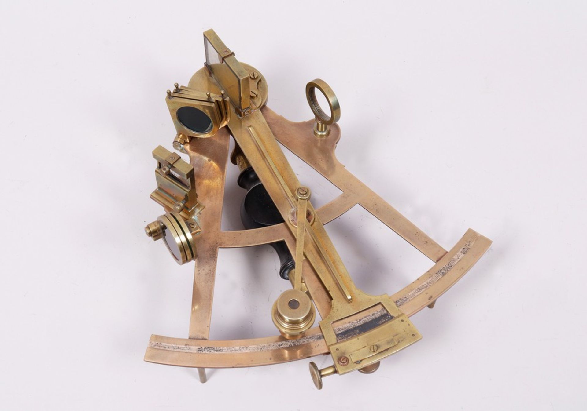 Sextant in transport box, M. Hughes, London, 2.H. 19th C. - Image 3 of 5