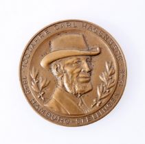 Carl Hagenbeck, Erinnerungs-Medaille 100 Jahre Hagenbeck in Hamburg Stellingen, 1848-1948