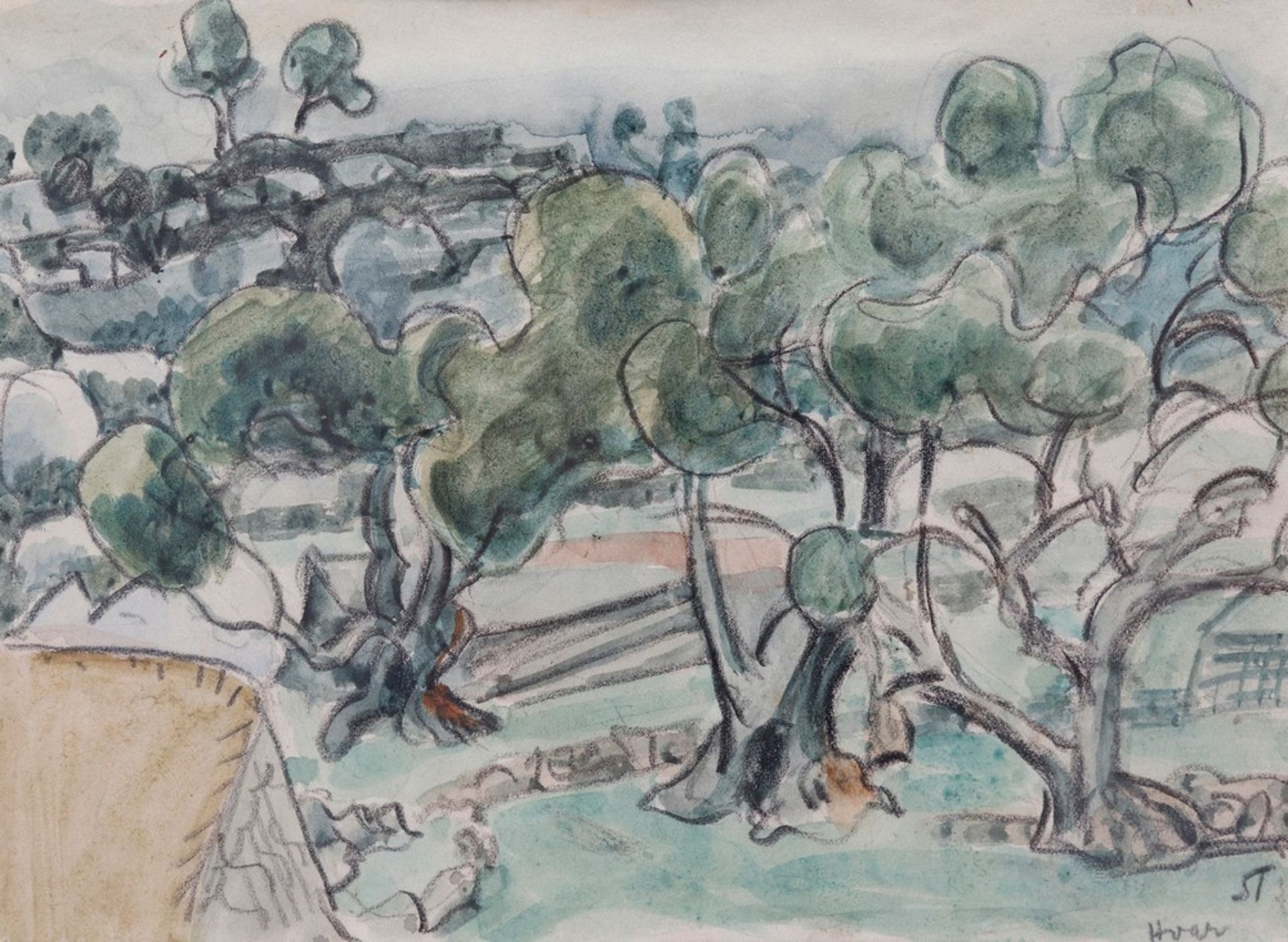 Olive grove, 1931 - Image 2 of 4