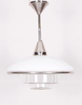 Art Déco-Deckenlampe, Entwurf Otto Müller (um 1931) für Sistrah-Licht GmbH., 1. Hälfte 20.Jh.