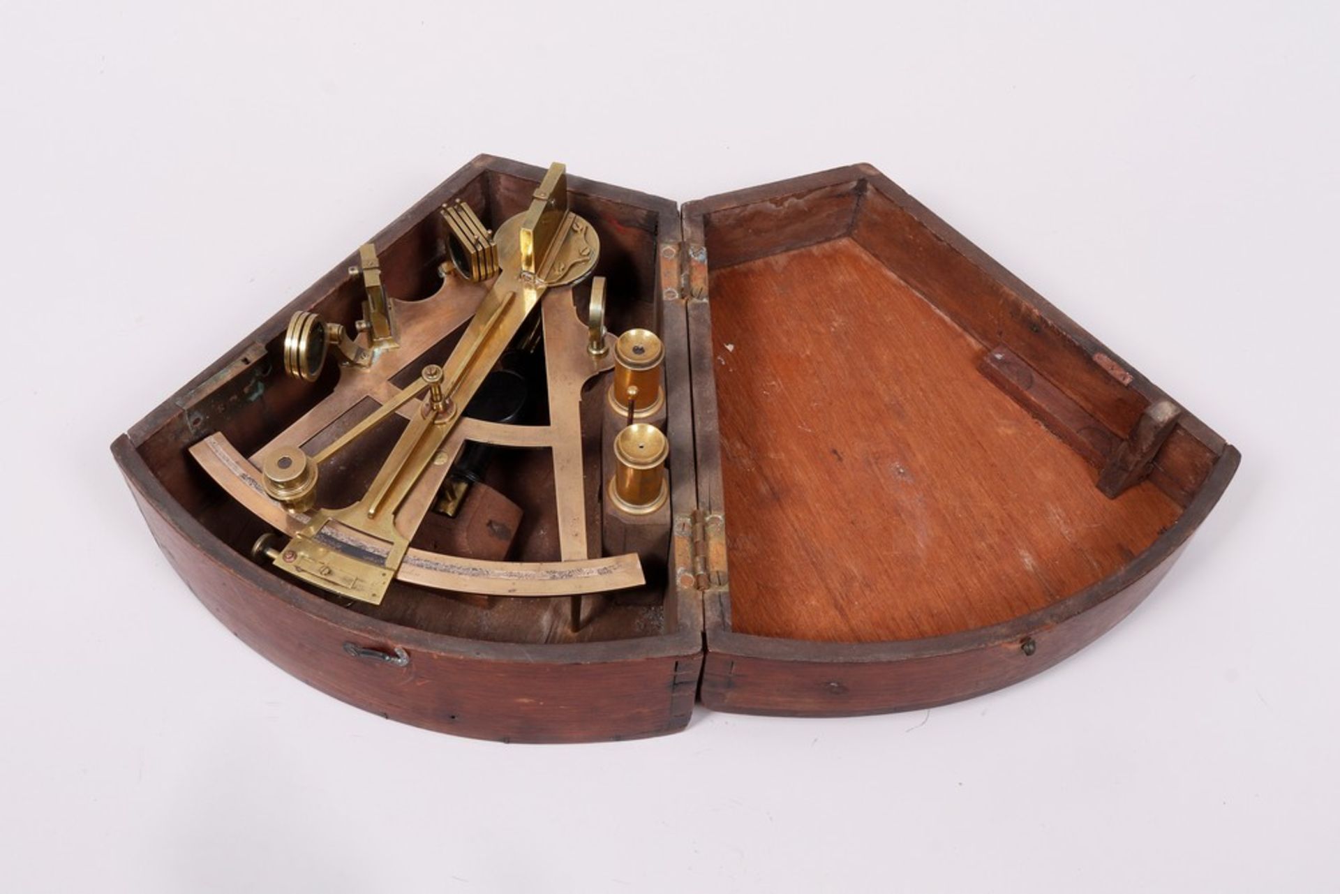 Sextant in transport box, M. Hughes, London, 2.H. 19th C. - Image 5 of 5