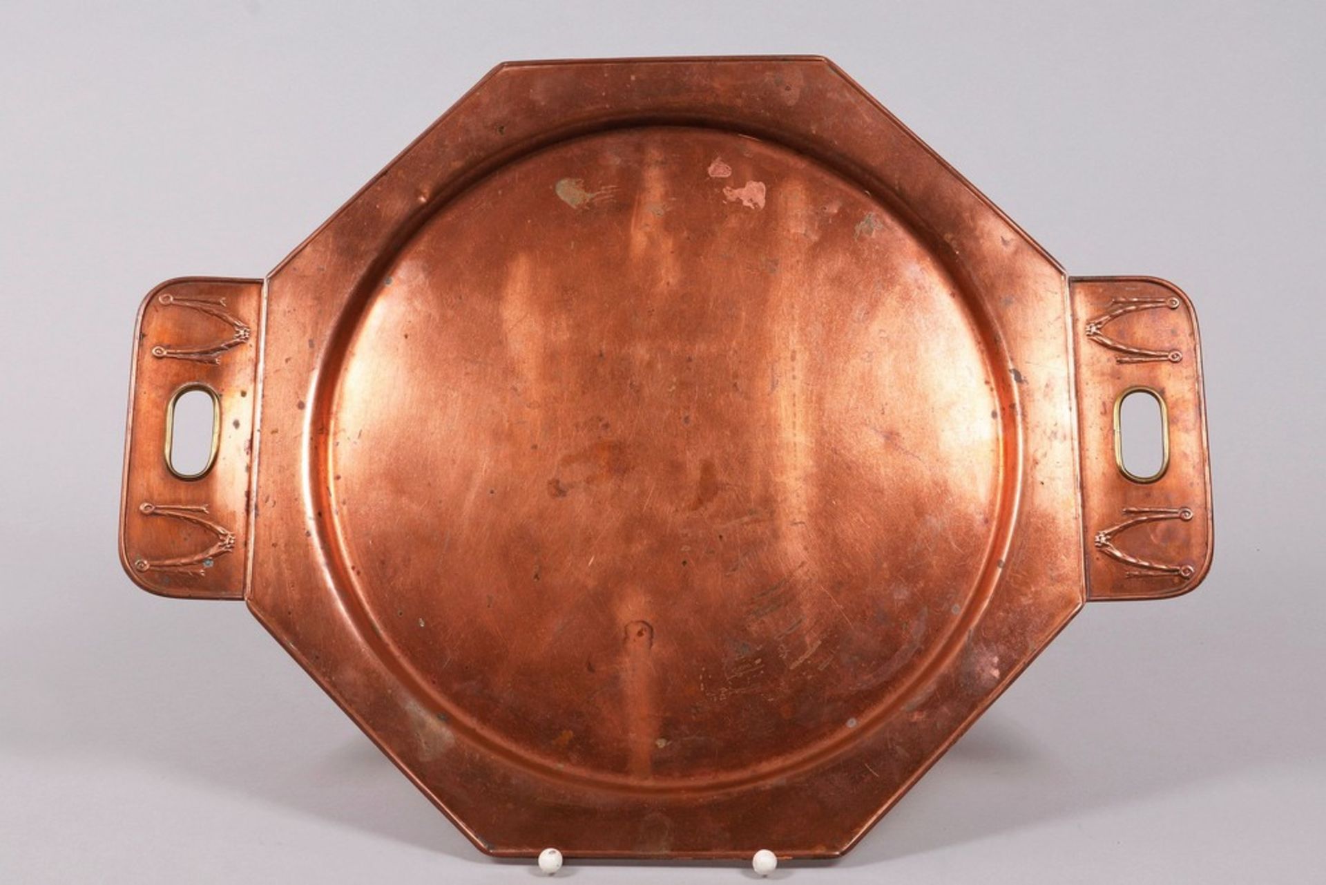 Art Nouveau tray, German, c. 1900 - Image 2 of 4