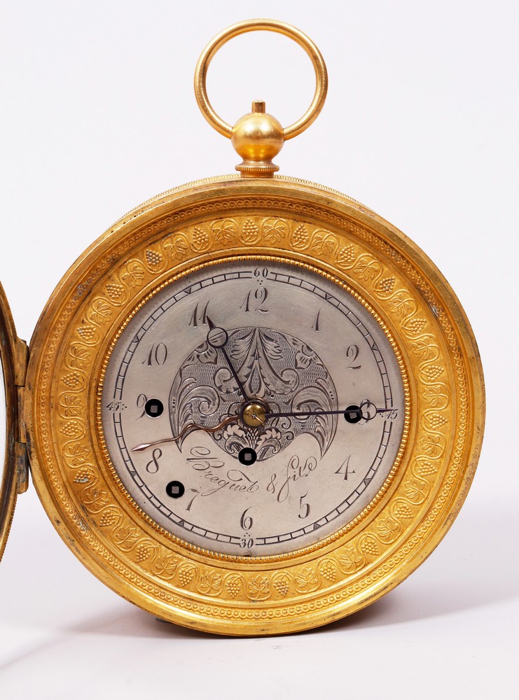 Small wall clock with repeater and alarm, France, late 18th C. - Image 3 of 6