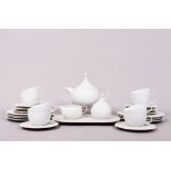 Tea service for 8 people, design Björn Wiinblad for Rosenthal, shape "Sarastro", decor "Magic Flute