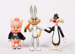 3 Looney Tunes Comic-Figuren, Warner Bros. Seven Arts Inc./R. Dakin & Co., USA/Hongkong, 1968/69/71