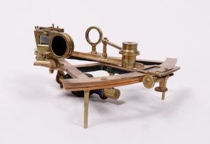 Sextant in Transportbox, M. Hughes, London, 2. Hälfte 19.Jh.