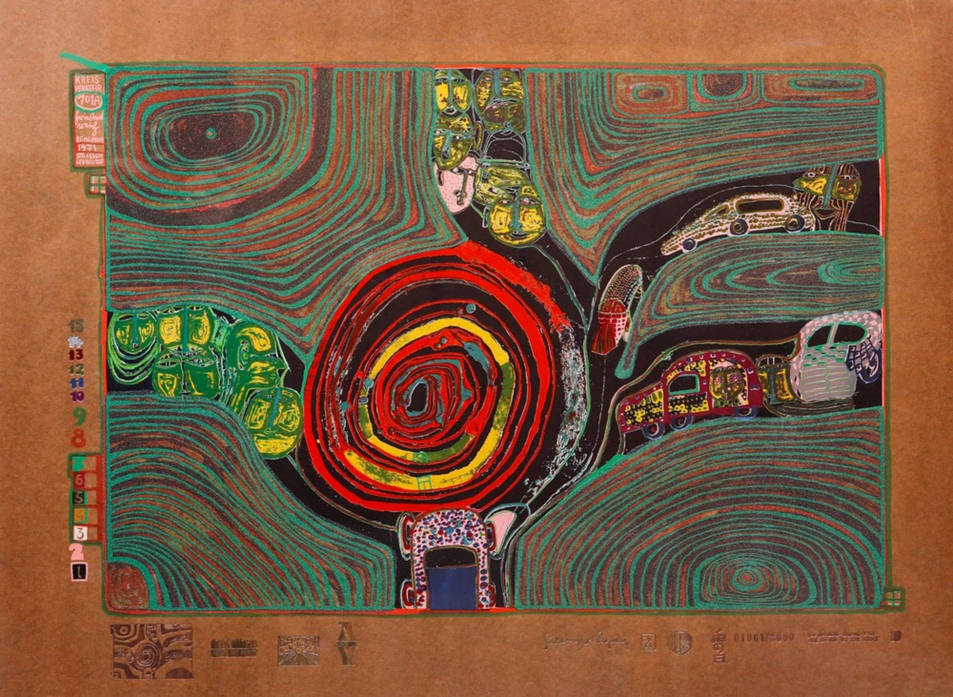 Friedensreich Hundertwasser (1928, Wien - 2000, vor Brisbane) 