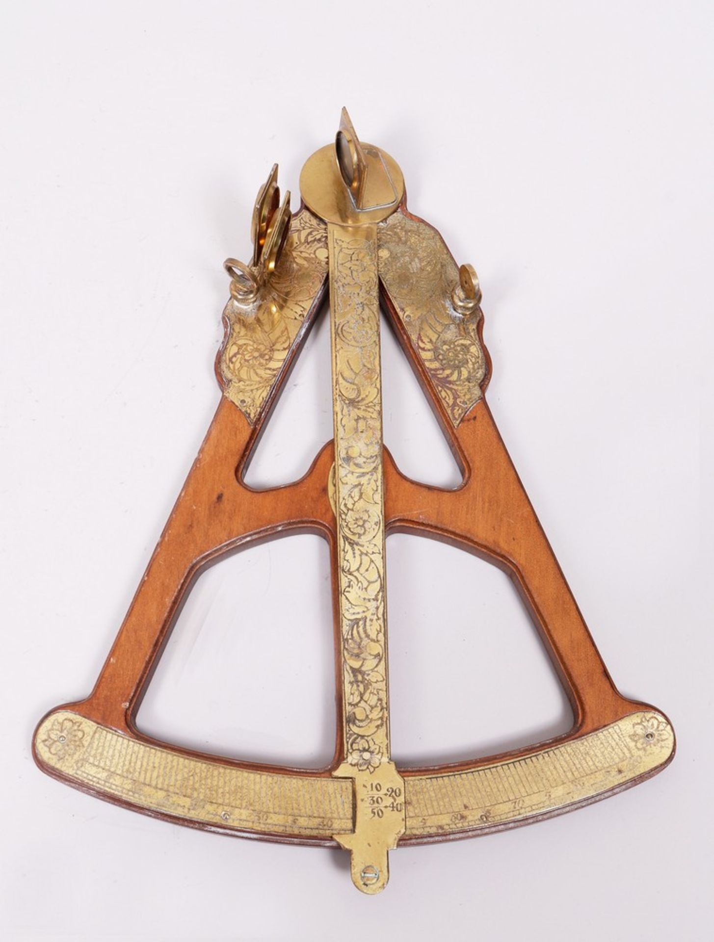 Octant in transport box, replica of an original from the Baroque period - Image 4 of 5