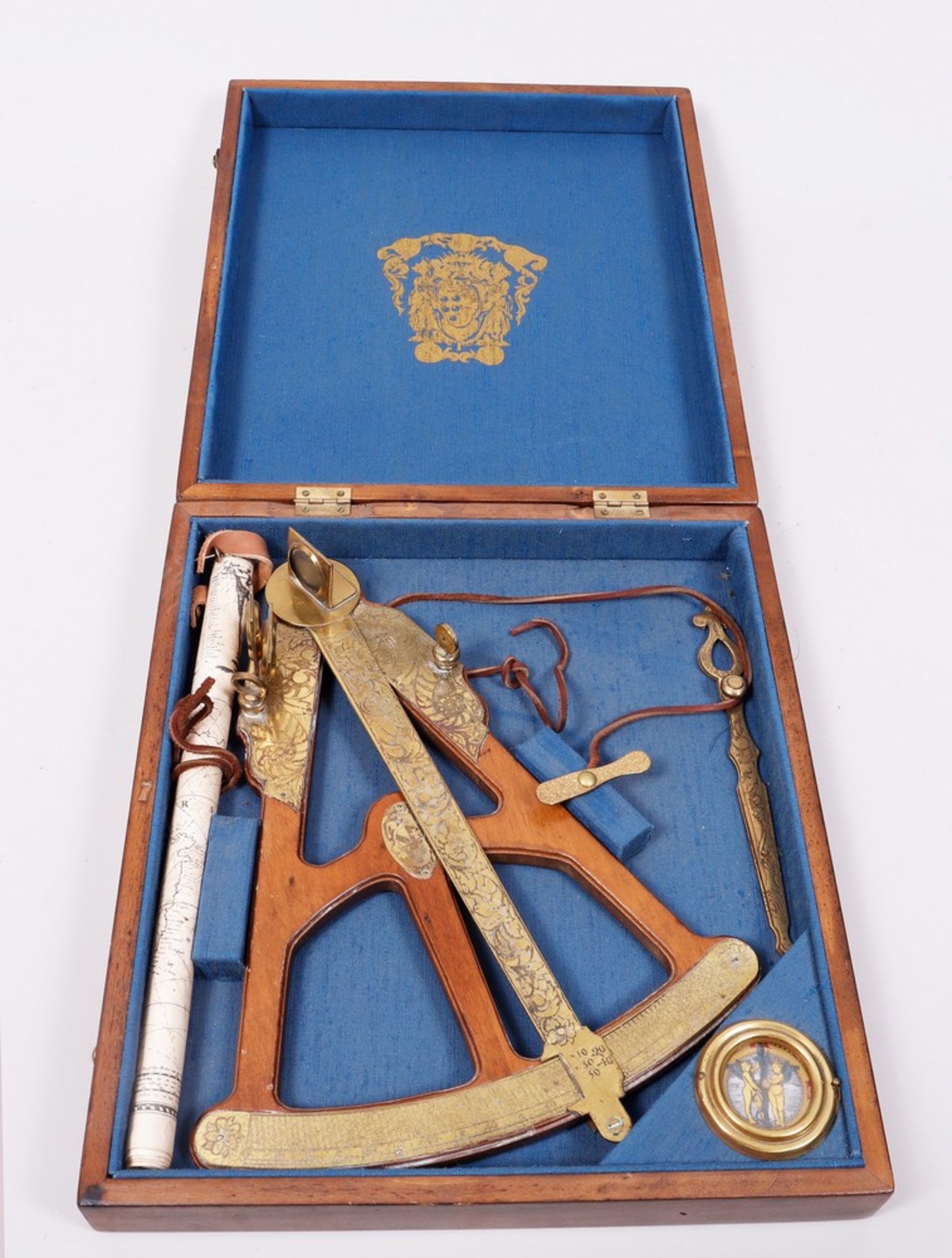 Octant in transport box, replica of an original from the Baroque period
