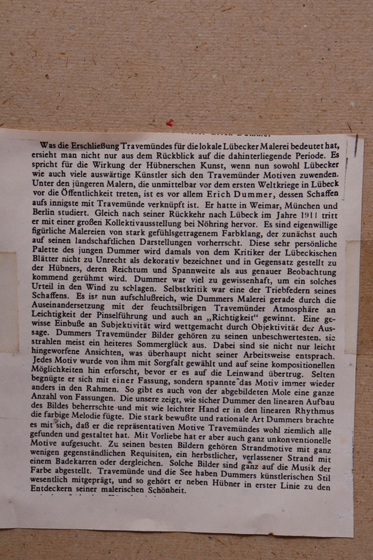 Erich Dummer (1889, Lübeck - 1929, ibid.) - Image 5 of 6