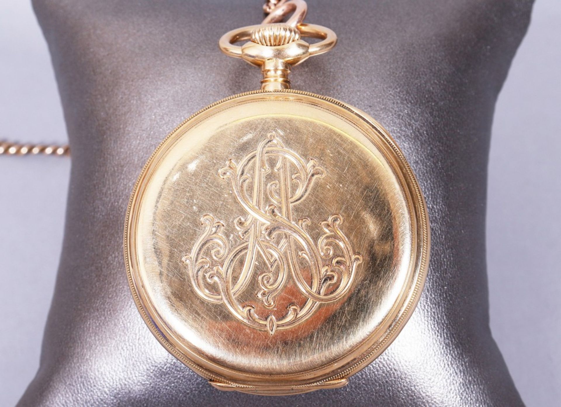 Taschenuhr, 750er Gold, Patek Philippe, um 1915 - Bild 3 aus 6