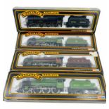 4x Mainline 'OO' Gauge Steam Locomotives - All boxed - Note 1x locomotive lacking wheels on front