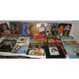 Large collection of vinyl records