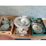 8 boxes of assorted ceramics etc.