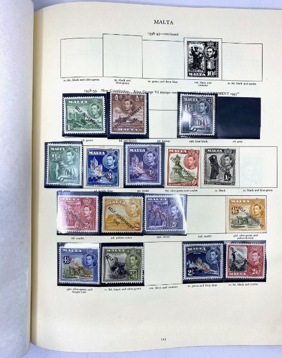 Stamps. British Commonwealth, 100s in boxed, clean Crown album for KG6 stamps. Generally missing top - Image 2 of 3