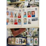 A large collection of cigarette cards, miscellaneous loose part-sets but including Churchman's