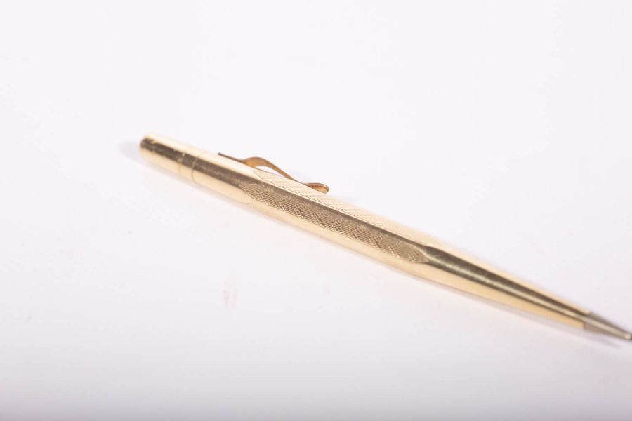 A 925 stamped gold plated roller ball pen by DuPont Du Paris, along with two rolled gold - Image 2 of 6