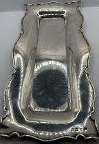 A sterling silver pin tray, by William Hutton & Sons, Birmingham 1905, along with a Viners of