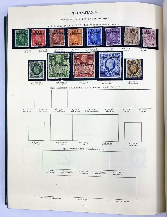 Stamps. British Commonwealth, 100s in boxed, clean Crown album for KG6 stamps. Generally missing top