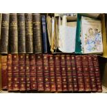 A miscellaneous collection of books to include the works of Charles Dickens, 16 volumes, 1930s, full