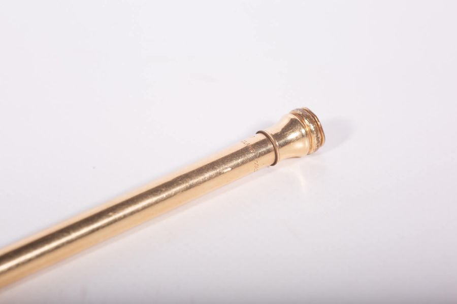 A 925 stamped gold plated roller ball pen by DuPont Du Paris, along with two rolled gold - Image 4 of 6