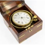 A small Mid Victorian marine chronometer by Litherland Davies & Co Liverpool, No. 789/17279. It