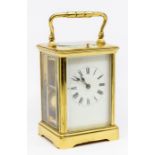 Richard & Co Carriage Clock with repeat, with two-train spring-driven movement, balance
