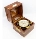 Late Victorian Marine Chronometer by John & W Mitchell 119 Buchanan Street, Glasgow. Number 2314. 4"