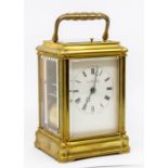 A mid Victorian Jacot Gran Sonnerie  carriage clock with repeat. J Klaftenberger 157 Regent Street