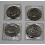 USA Eisenhower Liberty One Dollar 1971 Silver Clad 1977-78 Copper Nickel 1976 Silver Clad