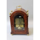 John McGregor, Wick (Scotland). Twin fusee bracket clock in mahogany case. Early Victorian, 7 1/2 ''