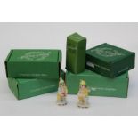 Two Beswick figures, Just for you, Happy Birthday and a quantity of empty boxes for Beswick figures