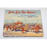 Juvenile Productions Ltd, London, a 1953 Coronation pop-up book, ' Long Live The Queen', 4vo