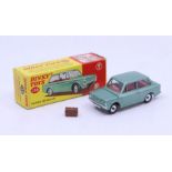 Dinky: A boxed Dinky Toys, Hillman Imp Saloon, Reference No. 138, metallic green body, with