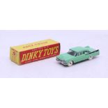 Dinky: A boxed Dinky Toys, Dodge Royal Sedan (With Windows), Reference No. 191, green, silver and