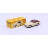 Dinky: A boxed Dinky Toys, A.C.Aceca Coupe, Reference No. 167, two-tone cream and maroon with silver
