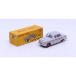 Dinky: A boxed Dinky Toys, Austin A105 Saloon, Reference No. 176, grey with red side flash and hubs,