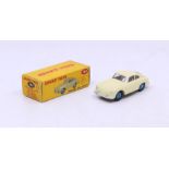 Dinky: A boxed Dinky Toys, Porsche 356A Coupe, Reference No. 182, cream body with blue hubs, correct