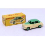 Dinky: A boxed Dinky Toys, Morris Oxford Saloon, Reference No. 159, cream and green two-tone body,