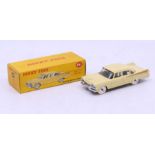 Dinky: A boxed Dinky Toys, Dodge Royal Sedan (With Windows), Reference No. 191, deep cream with