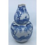 A Chinese blue and white vase, H:29.5cm