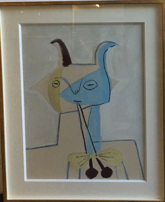 After Pablo Picasso. Six reproduction prints by Daniel Jacomet. Frames 68cm x 83cm. - Image 3 of 6