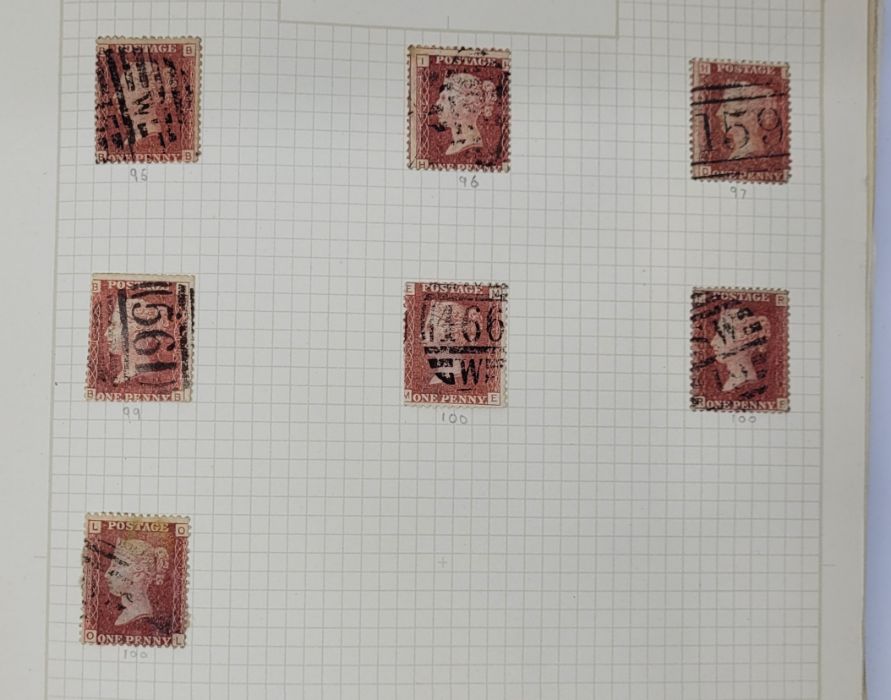 A collection of stamp albums containing GB and world stamps, to include; 8 x 2d blues, 3 x 1d - Image 4 of 4