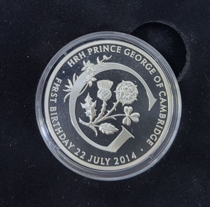 Two Elizabeth II Royal Mint 2005 Alderney 5 pounds (crown) "HRH Prince Henry of Wales 21st Birthday" - Image 2 of 6