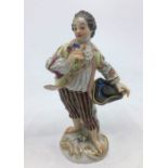 An early 20th cent  Meissen porcelain figure. H:13.5cm